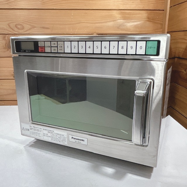 【中古】Panasonic/パナソニック 業務用 電子レンジ NE-1802V 業務用レンジ 単相200V 2022年製