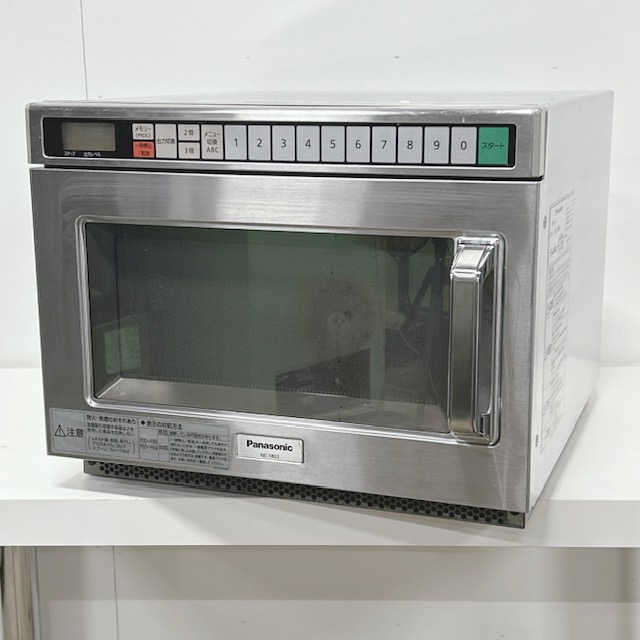 【中古】Panasonic/パナソニック 業務用 電子レンジ NE-1802 業務用レンジ 単相200V 2022年製