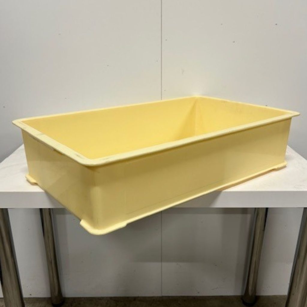 【中古】三甲/サンコー ばんじゅう G-10 蓋なし 番重 クリーム W650×D400×H155mm 《在庫数 3》