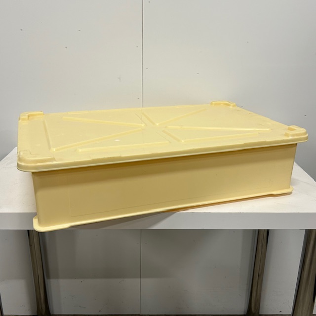 【中古】三甲/サンコー ばんじゅう G-10 蓋付 番重 クリーム W650×D400×H155mm 《在庫数 9》