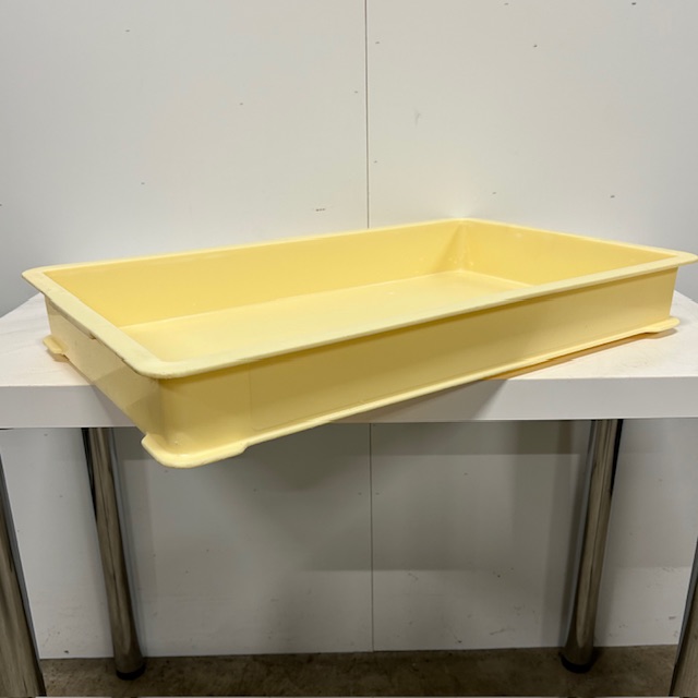 【中古】三甲/サンコー ばんじゅう G-30 蓋なし 番重 クリーム W645×D395×H90mm《在庫数 21》