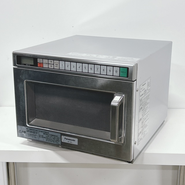 【中古】Panasonic/パナソニック 業務用 電子レンジ NE-1802 業務用レンジ コンビニレンジ 単相200V 2019年製