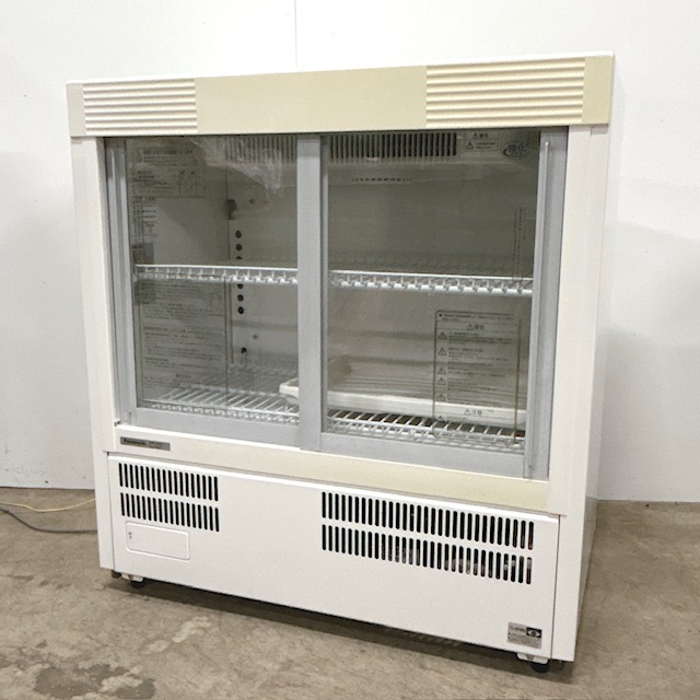 【中古】Panasonic/パナソニック  業務用 箱形 冷蔵ショーケース 箱形ショーケース スライド扉 SMR-U45NC 2019年製