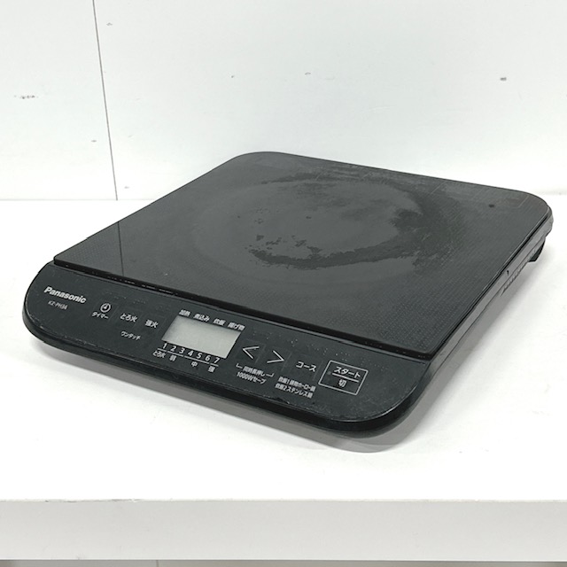 【中古】Panasonic/パナソニック 卓上IH調理器 ブラック IHクッキングヒーター KZ-PH34 2022年製
