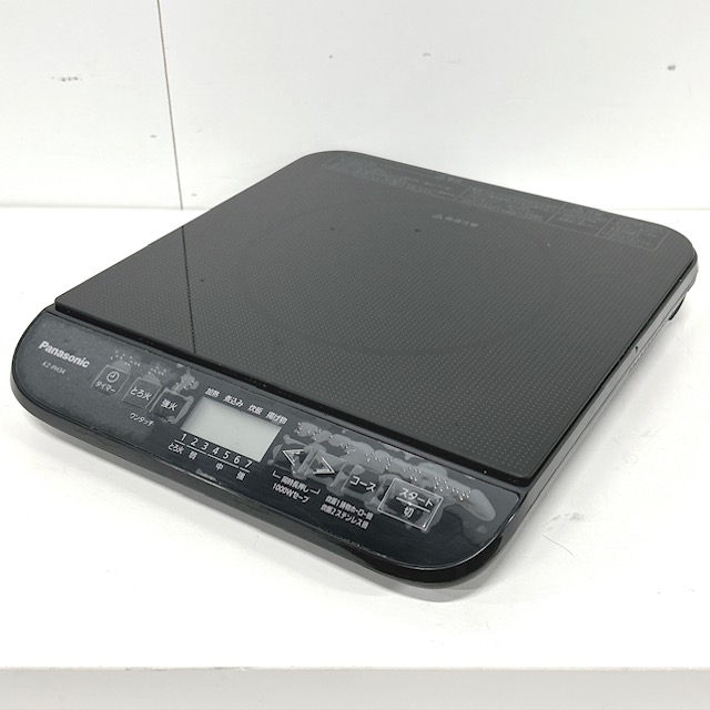 【中古】Panasonic/パナソニック 卓上IH調理器 ブラック IHクッキングヒーター KZ-PH34 2024年製