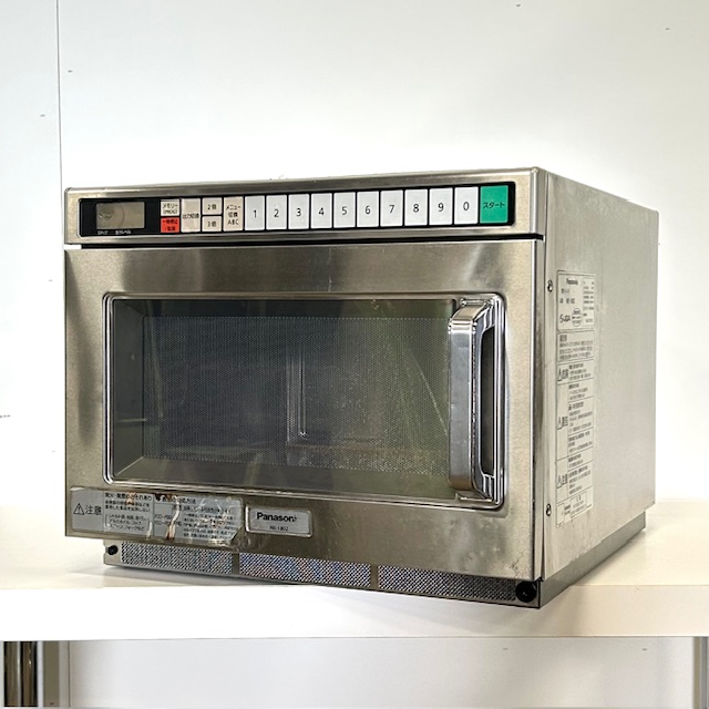 【中古】Panasonic/パナソニック 業務用 電子レンジ NE-1802 業務用レンジ コンビニレンジ 単相200V 2020年製