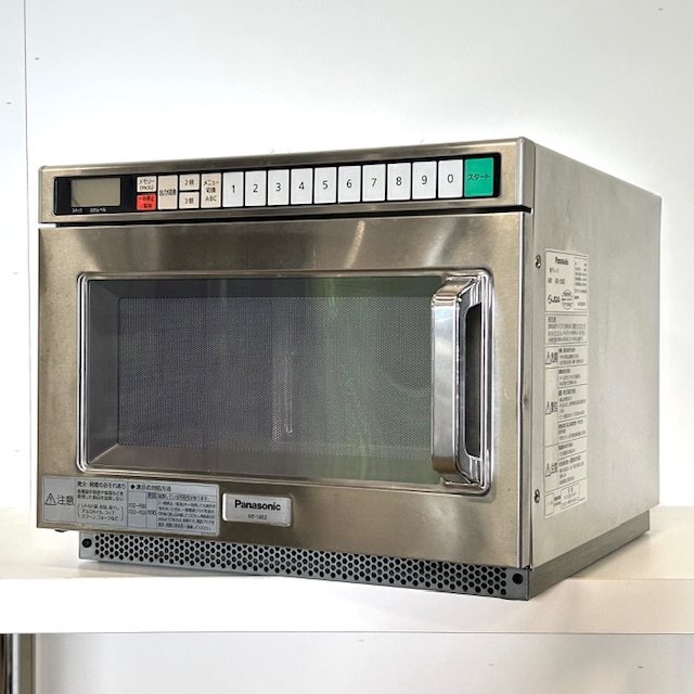 【中古】Panasonic/パナソニック 業務用 電子レンジ NE-1802 業務用レンジ コンビニレンジ 単相200V 2020年製