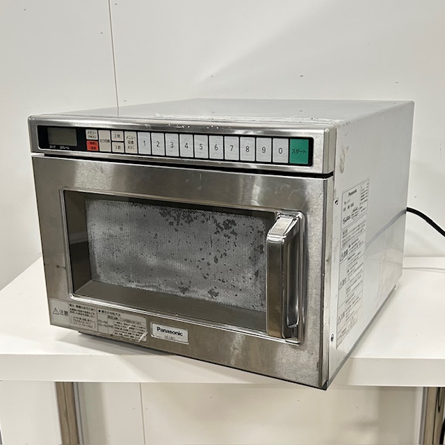 【中古】Panasonic/パナソニック 業務用 電子レンジ NE-1802 業務用レンジ コンビニレンジ 単相200V 2017年製