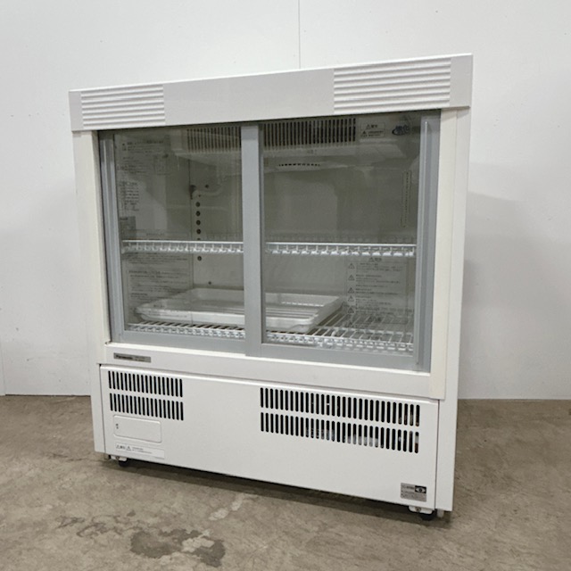 【中古】Panasonic/パナソニック  業務用 箱形 冷蔵ショーケース 箱形ショーケース スライド扉 特注天板付き SMR-U45NC 2023年製
