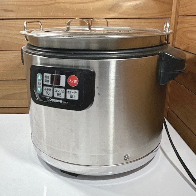 【中古】ZOJIRUSHI/象印 マホービン 業務用 スープジャー 保温ジャー TH-CV120 TH-CV 120型 XA ステンレス 12L 2022年製