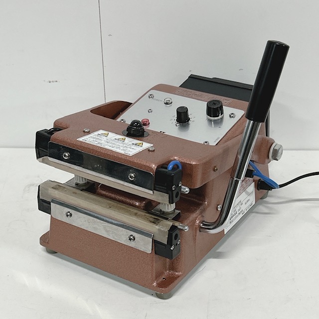 【中古】FUJIINPULSE/富士インパルス 卓上シーラー 手動式 業務用 シーラー T-130K W250×D300×H240(mm) シール幅120×10(mm) ※年式不明