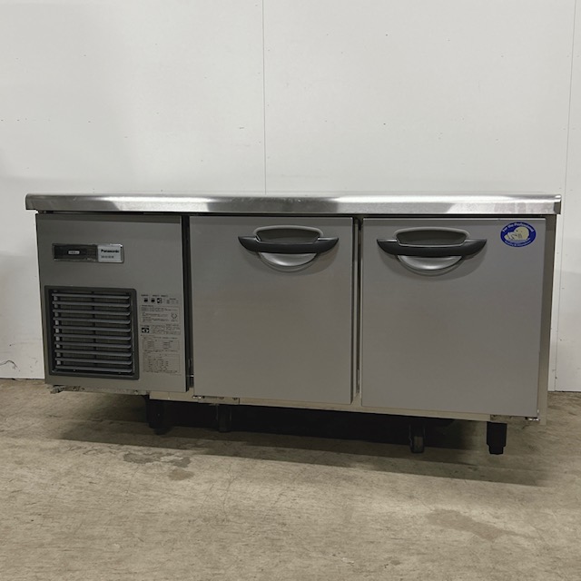 【中古】Panasonic/パナソニック  業務用 コールドテーブル 低コールド冷蔵庫 業務用冷蔵庫 H600mm SUR-GL1261SB 135L 2021年製