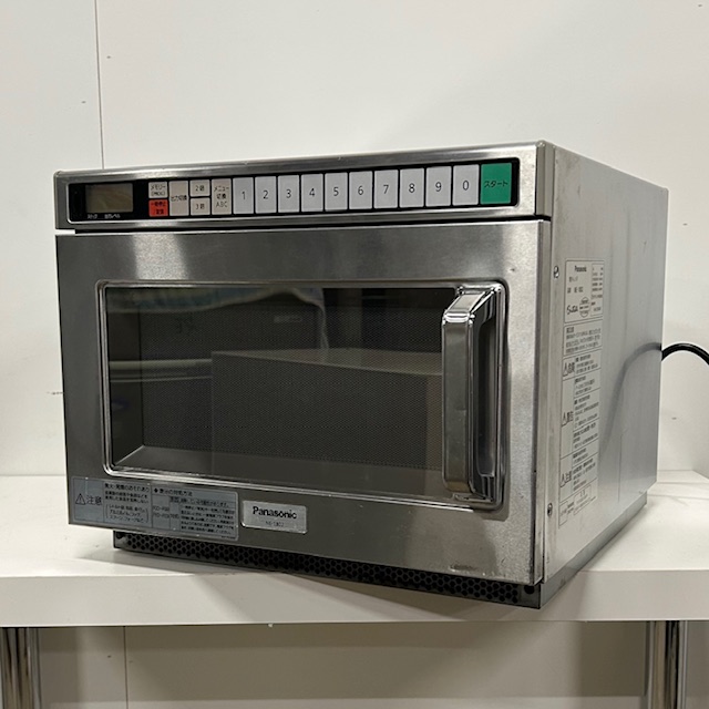 【中古】Panasonic/パナソニック 業務用 電子レンジ NE-1802 業務用レンジ コンビニレンジ 単相200V 2021年製