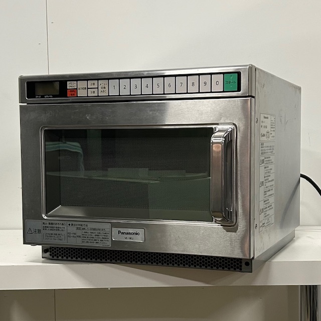 【中古】Panasonic/パナソニック 業務用 電子レンジ NE-1802 業務用レンジ コンビニレンジ 単相200V 2021年製